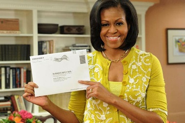 Đệ nhất phu nhân Mỹ bỏ phiếu sớm