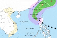 Bão Phượng Hoàng vào Biển Đông với cường độ cấp 13, giật cấp 16