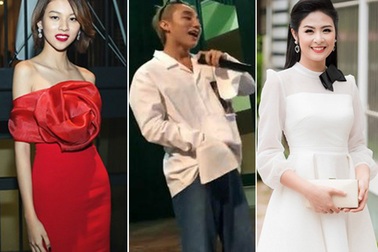 Hoa hậu Ngọc Hân, Trà My mặc đẹp; Sơn Tùng M-TP thảm họa thời trang