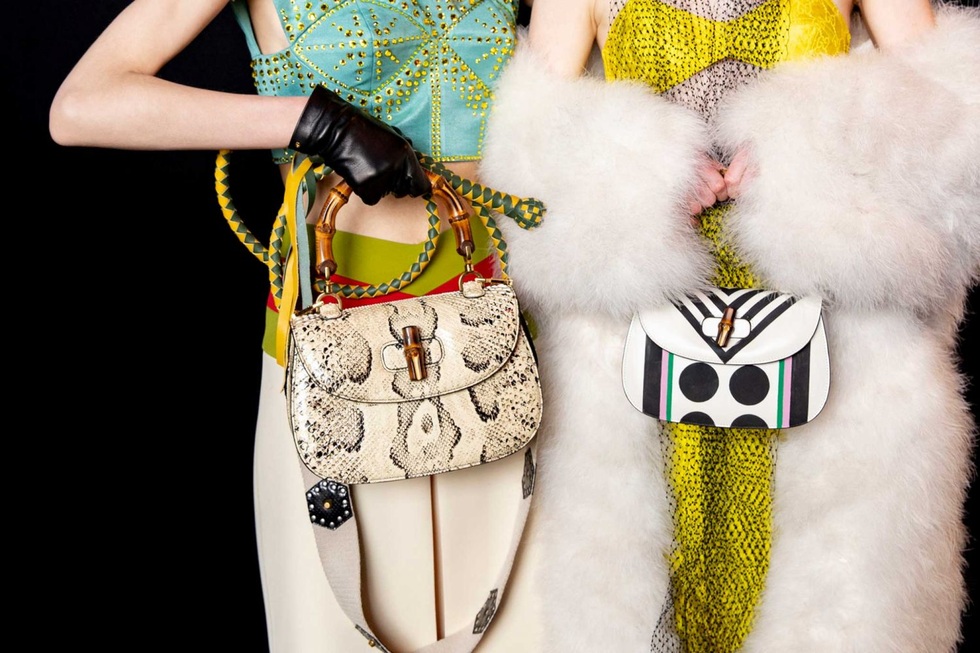 Chiếc túi xách Gucci nổi tiếng với quai cầm bằng tre độc đáo nhất thế giới - 5 Chiếc túi xách Gucci nổi tiếng với quai cầm bằng tre độc đáo nhất thế giới - 5