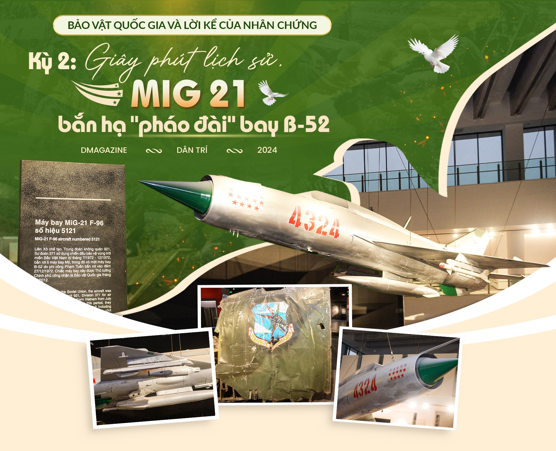 Giây phút lịch sử MiG-21 bắn hạ "pháo đài" bay B-52