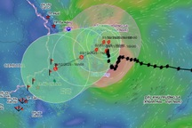 Áp thấp nhiệt đới "dị thường" đã tan, bão Koto hầu như không di chuyển