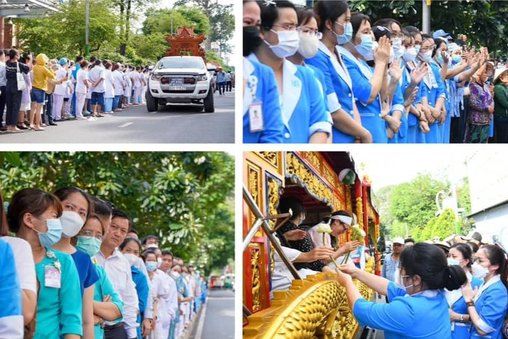 Y bác sĩ, bệnh nhân xếp hàng dài đưa tiễn trưởng khoa qua đời vì đuối nước - 1 Y bác sĩ, bệnh nhân xếp hàng dài đưa tiễn trưởng khoa qua đời vì đuối nước - 1