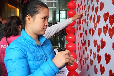 Ngàn trái tim đỏ cùng nhịp đập “vì cộng đồng”