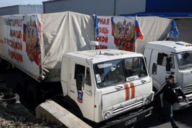 Nga thiết lập đoàn xe nhân đạo cố định sang Ukraine