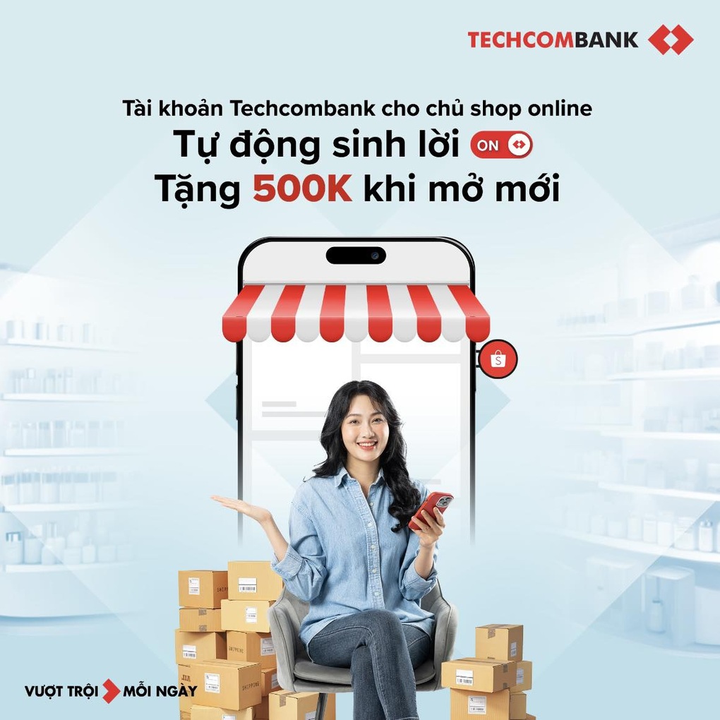 Chủ cửa hàng quản lý doanh thu hiệu quả, nhận ưu đãi khi mở tài khoản Techcombank - 3 Chủ cửa hàng quản lý doanh thu hiệu quả, nhận ưu đãi khi mở tài khoản Techcombank - 3