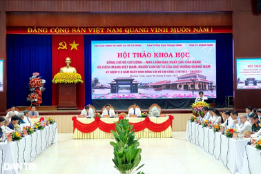 Hội thảo khoa học về Chủ tịch Hội đồng Nhà nước Võ Chí Công