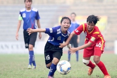 Sơn La có điểm đầu tiên tại giải bóng đá nữ vô địch quốc gia 2018
