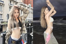 Bạn gái Trung Quốc của vũ công Quang Đăng trông cá tính, nóng bỏng