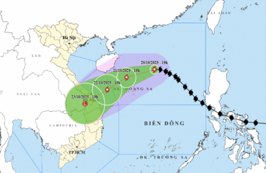 Bão Fengshen sẽ suy yếu khi gần đất liền, miền Trung có mưa lớn - 1