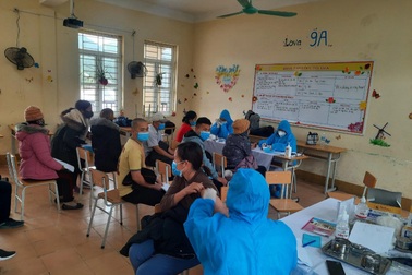 Quảng Ninh tiêm diện rộng vaccine mũi 3