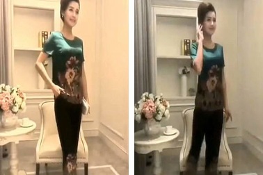 Chóng mặt xem người mẫu đổi dáng tốc độ… 1 giây