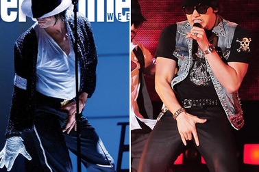 Bi (Rain) bắt chước "ông vua nhạc Pop"