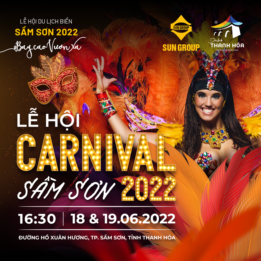 Dịp cuối tuần 18-19/6, Sầm Sơn sẽ diễn ra Lễ hội Carnival đường phố lần thứ 3 - 1 Dịp cuối tuần 18-19/6, Sầm Sơn sẽ diễn ra Lễ hội Carnival đường phố lần thứ 3 - 1