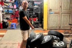 6 giờ truy xét người kê gạch, tháo trộm bánh ô tô trong khu đô thị ở Hà Nội