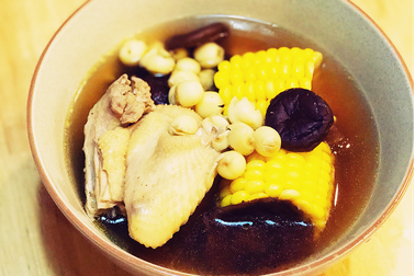 Canh gà nấm bổ dưỡng