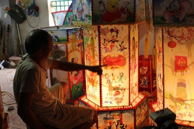 Làng nghề Mật Sơn rộn ràng mùa đèn Trung thu