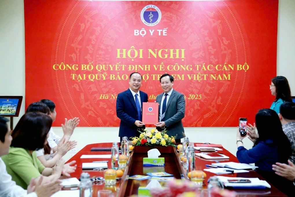 Bộ Y tế bổ nhiệm lãnh đạo Quỹ Bảo trợ trẻ em Việt Nam - 1 Bộ Y tế bổ nhiệm lãnh đạo Quỹ Bảo trợ trẻ em Việt Nam - 1