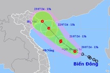 Áp thấp nhiệt đới có khả năng mạnh lên thành bão