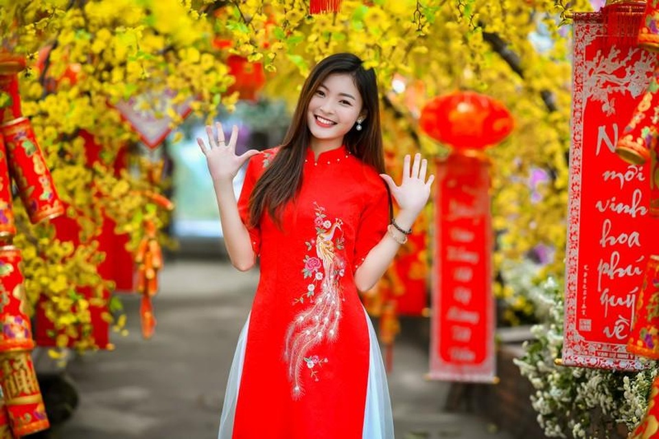 Á khôi Tài sắc Việt Nam rạng ngời chào đón mùa Xuân - 1 Á khôi Tài sắc Việt Nam rạng ngời chào đón mùa Xuân - 1