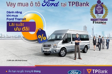 TPBank đồng hành cùng Ford Việt Nam ưu đãi khách mua xe