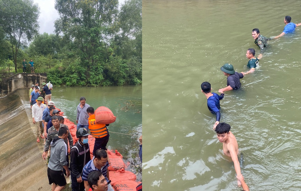 Ngăn đập tràn tìm kiếm người đàn ông đuối nước - 1 Ngăn đập tràn tìm kiếm người đàn ông đuối nước - 1