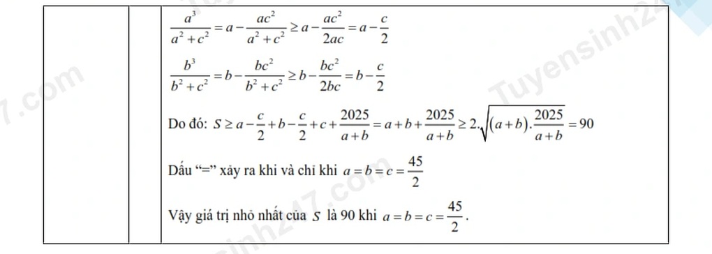 Đề và đáp án môn toán thi lớp 10 Bắc Giang năm 2025 - 10 Đề và đáp án môn toán thi lớp 10 Bắc Giang năm 2025 - 10
