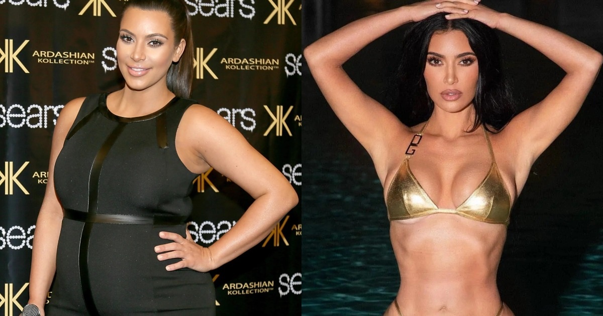 Bí kíp giúp Kim Kardashian giảm 27kg sau sinh, có thân hình đồng hồ cát