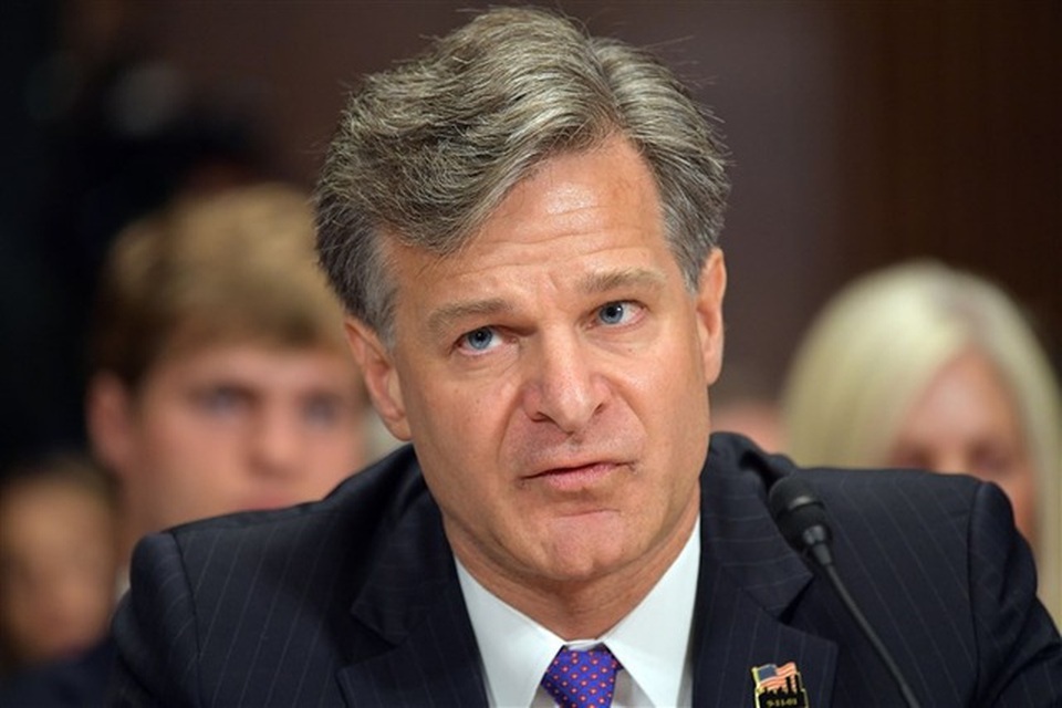 Giám đốc FBI: Tin tặc Trung Quốc tấn công nghiên cứu Covid-19 của Mỹ - 1 Giám đốc FBI: Tin tặc Trung Quốc tấn công nghiên cứu Covid-19 của Mỹ - 1