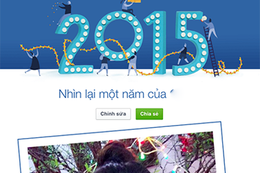 Cuối năm, dân mạng lại rủ nhau chơi ứng dụng "Một năm nhìn lại"