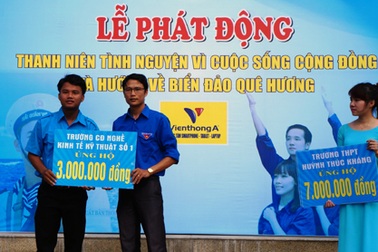 Nghệ An: Hơn 70 triệu đồng đóng góp chương trình hướng về biển đảo quê hương