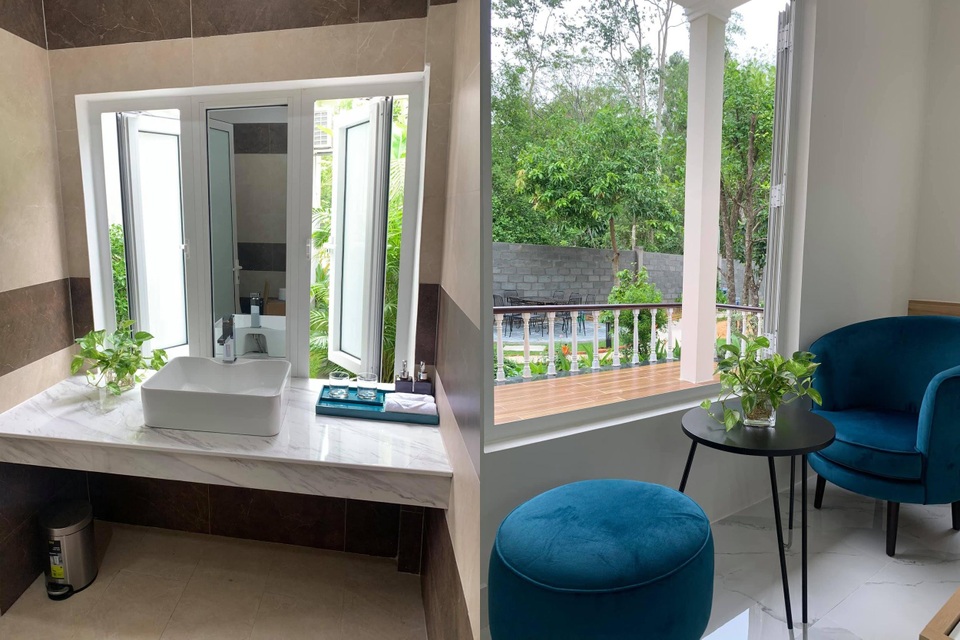 Vợ chồng trốn dịch về ngoại ô uống trà, ngắm hoa trong biệt thự đẹp mê - 7 Vợ chồng trốn dịch về ngoại ô uống trà, ngắm hoa trong biệt thự đẹp mê - 7