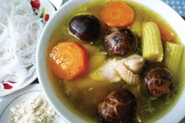 Món ăn bổ não từ thịt gà