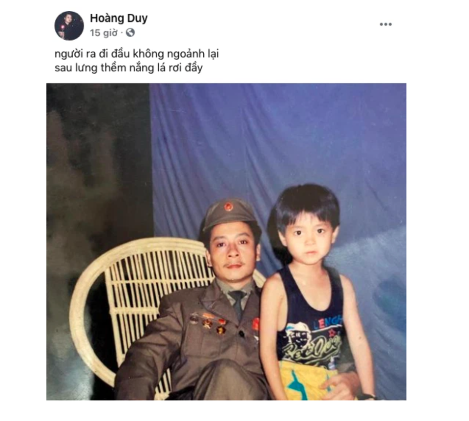 Con trai NSND Hoàng Dũng: Con hẹn bố ở một nơi khác, con yêu bố - 1 Con trai NSND Hoàng Dũng: Con hẹn bố ở một nơi khác, con yêu bố - 1
