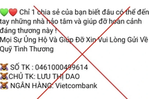 Lợi dụng hình ảnh người chết 2 năm trước để kêu gọi từ thiện