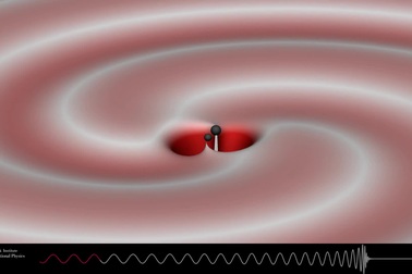 Mô phỏng cho thấy sóng hấp dẫn được tạo ra bởi hai hố đen quay quanh nhau