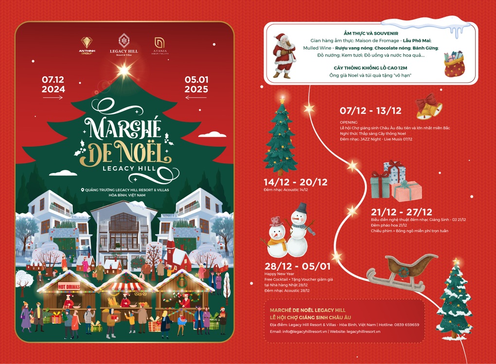 Đến Legacy Hill khám phá vẻ đẹp rực rỡ của hội chợ Giáng sinh - Marché de Noël - 2 Đến Legacy Hill khám phá vẻ đẹp rực rỡ của hội chợ Giáng sinh - Marché de Noël - 2