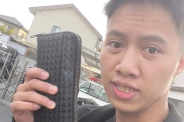 Trả lại ví chứa nhiều tiền ở Nhật, chàng trai người Việt được hậu tạ