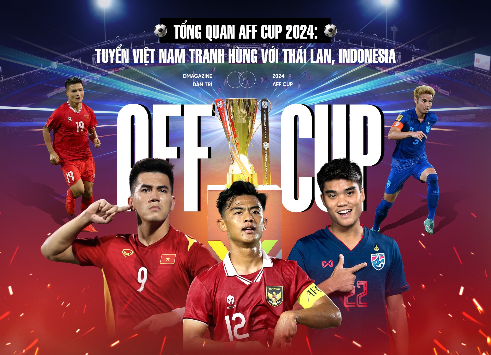 Tổng quan AFF Cup 2024: Tuyển Việt Nam tranh hùng với Thái Lan, Indonesia