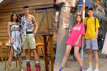 Đôi bạn thân khác giới "cao kều" nổi bật như người mẫu