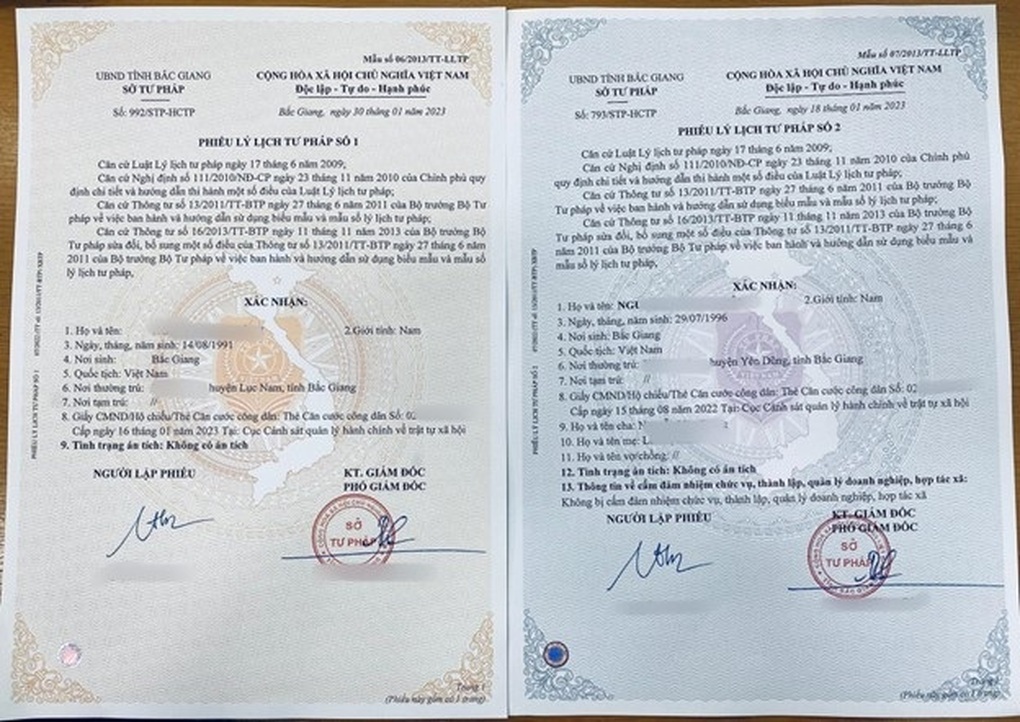 Hà Nội, TPHCM, Nghệ An quá tải cấp phiếu lý lịch tư pháp - 2 Hà Nội, TPHCM, Nghệ An quá tải cấp phiếu lý lịch tư pháp - 2