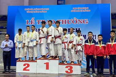 Muốn đạt thành tích cao tại các giải Karate cần chuyên nghiệp từ cơ sở