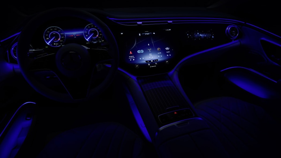 Không gian nội thất gây tò mò và choáng ngợp của Mercedes-Benz EQS - 7 Không gian nội thất gây tò mò và choáng ngợp của Mercedes-Benz EQS - 7