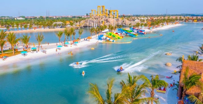 Tổ hợp công viên Biển tạo sóng nhân tạo Royal Wave Park lớn nhất thế giới tại Vinhomes Ocean Park 2 – The Empire