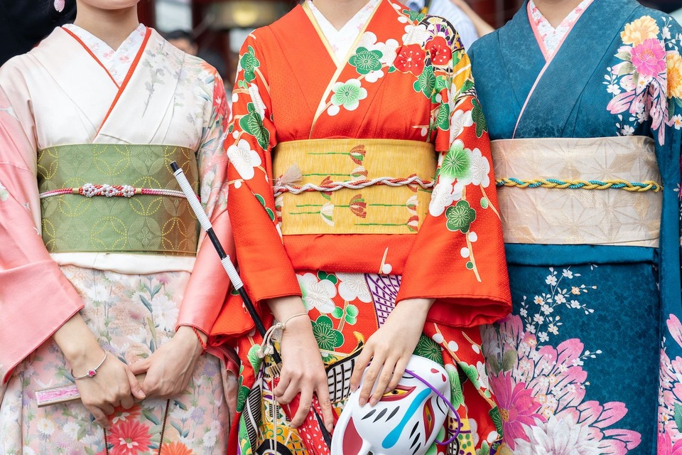 4 loại vải thông dụng nhất dùng để may kimono | Báo Dân trí