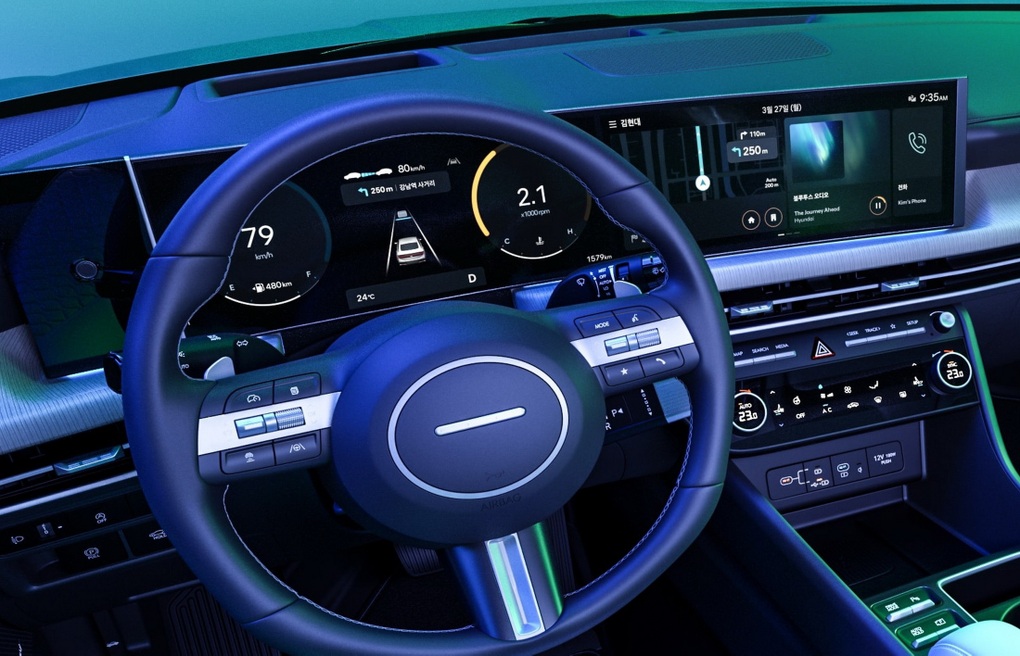 Hyundai Sonata 2024 lộ diện, hứa hẹn trận đấu cuối gay cấn với Camry - 9 Hyundai Sonata 2024 lộ diện, hứa hẹn trận đấu cuối gay cấn với Camry - 9