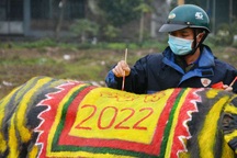 Trâu hóa hổ cho ngày lễ Tịch điền năm Dần