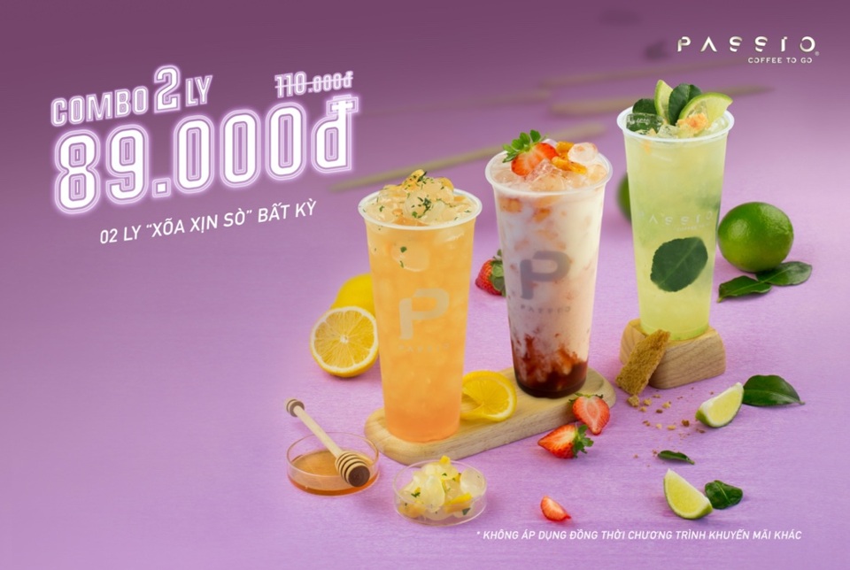 Bộ 3 thức uống đặc biệt giúp giải nhiệt, tăng cường sức đề kháng của Passio Coffee - 4 Bộ 3 thức uống đặc biệt giúp giải nhiệt, tăng cường sức đề kháng của Passio Coffee - 4