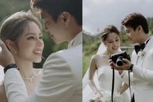 Bạch Lan Phương đăng ảnh cưới với Huỳnh Anh: "Tôi không đẹp nhưng có quyền"