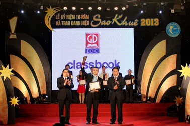 Sách giáo khoa điện tử Classbook đoạt danh hiệu Sao khuê 2013